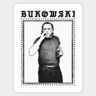 Charles Bukowski / Original Punkstyle Design Sticker